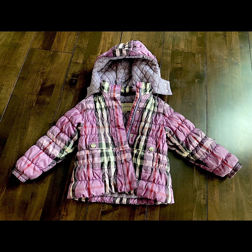 Burberry girls size 4 winter jacket